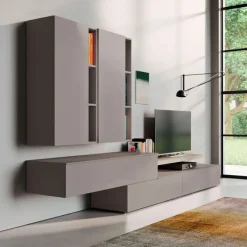 Hot Mobile soggiorno modello Day 11 soggiorno di a PREZZI OUTLET Pareti Attrezzate