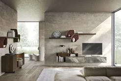 Mobile soggiorno modello Composizione horizon 1013 di a PREZZI OUTLET^Mobilgam Online