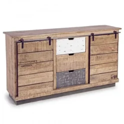 Outlet Etnico Mobile soggiorno modello Tudor di a prezzo Outlet- Madie