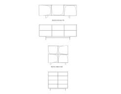 Mobile soggiorno modello Trilogy di a prezzo scontato^Ozzio Best