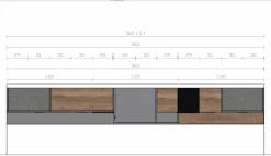 Mobile soggiorno modello Soggiorno mito 5.0 di group a PREZZI OUTLET^Imab Sale