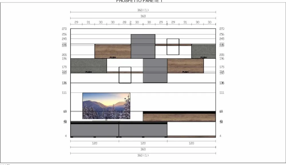 Mobile soggiorno modello Soggiorno mito 5.0 di group a PREZZI OUTLET^Imab Sale