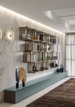 Discount Mobile soggiorno modello Living 602 di a PREZZI OUTLET Pareti Attrezzate