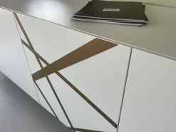 Voltan Mobile soggiorno modello Bassorilievo 35 bronzo graffiato di a PREZZI OUTLET- Madie