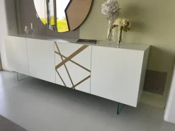 Voltan Mobile soggiorno modello Bassorilievo 35 bronzo graffiato di a PREZZI OUTLET- Madie