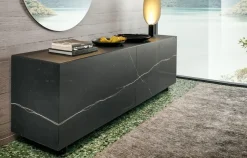 Lago Mobile soggiorno modello Plenum xglass madia 0833 di a PREZZI OUTLET- Madie