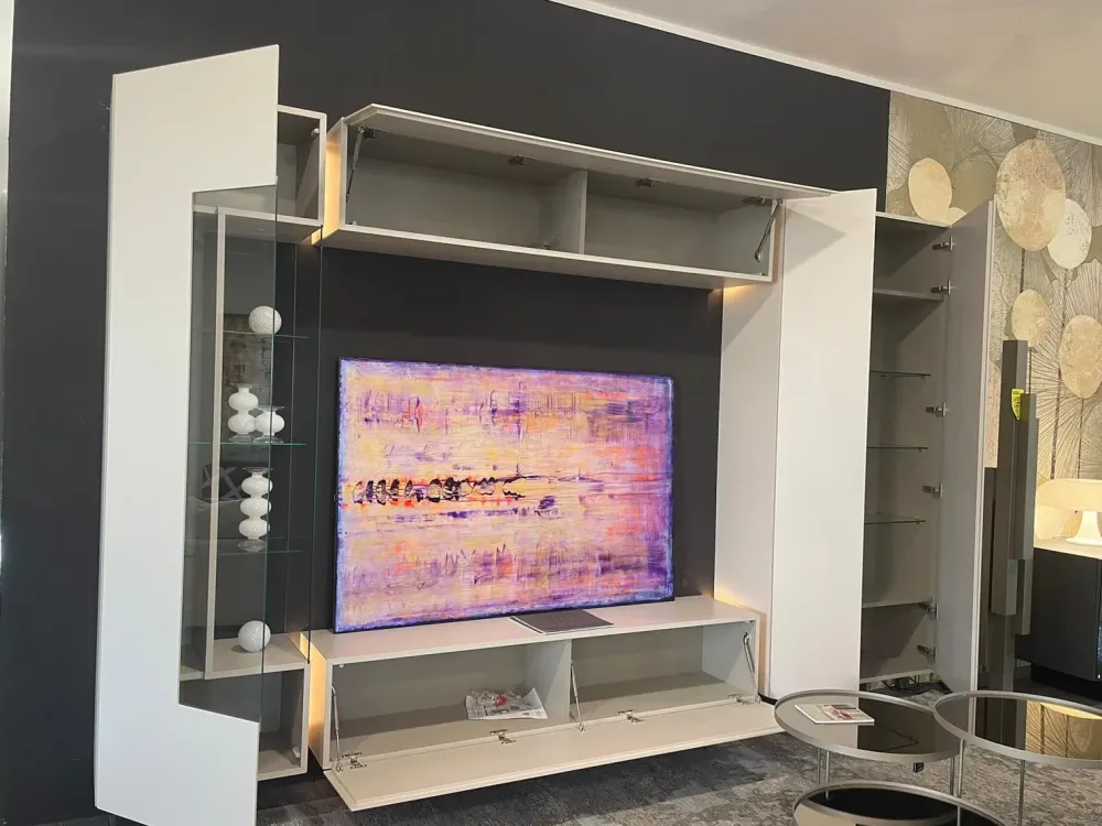 Mobile soggiorno modello Soggiorno con kit luce led 555 di scontato -25%^Voltan Online