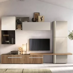 Gierre Mobili Mobile soggiorno modello Living mod.abaco di a PREZZI OUTLET- Pareti Attrezzate