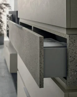 New Mobile soggiorno modello S001 di a PREZZI OUTLET Pareti Attrezzate