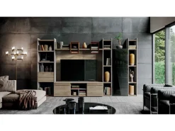 Hot Mobile soggiorno modello Mito 5.0 - qsm623 di scontato -50% Pareti Attrezzate