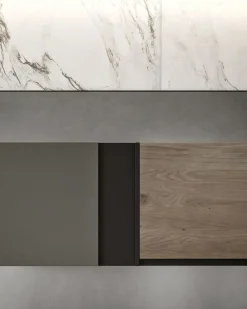 Mobile soggiorno modello Slim 08 di scontato -33%^Dall'Agnese Outlet