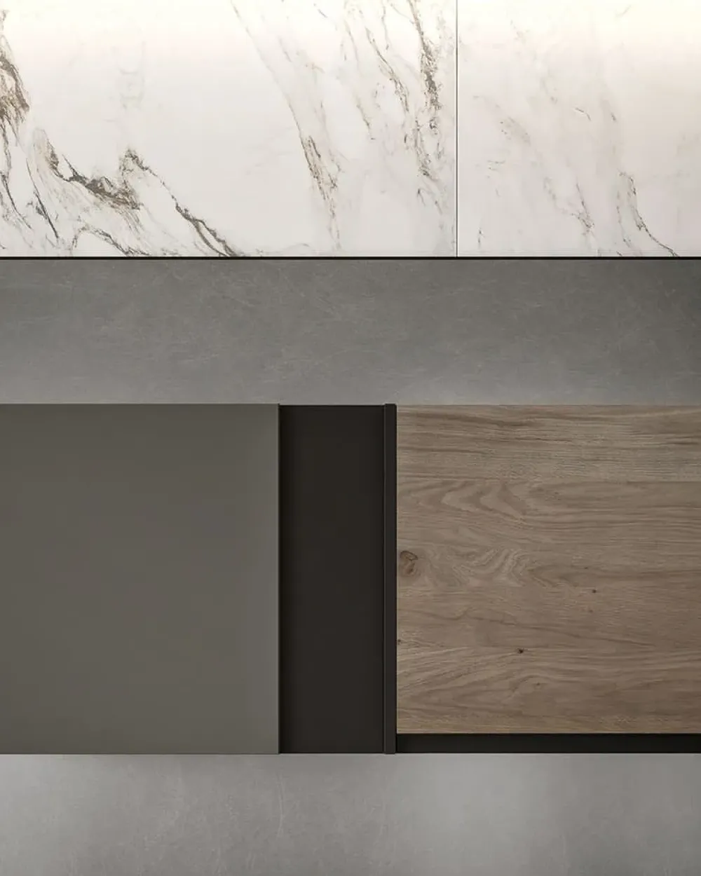 Mobile soggiorno modello Slim 08 di scontato -33%^Dall'Agnese Outlet