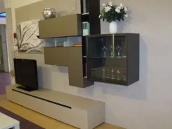 Tomasella Mobile soggiorno modello Atlante di a PREZZI OUTLET affrettati- Pareti Attrezzate