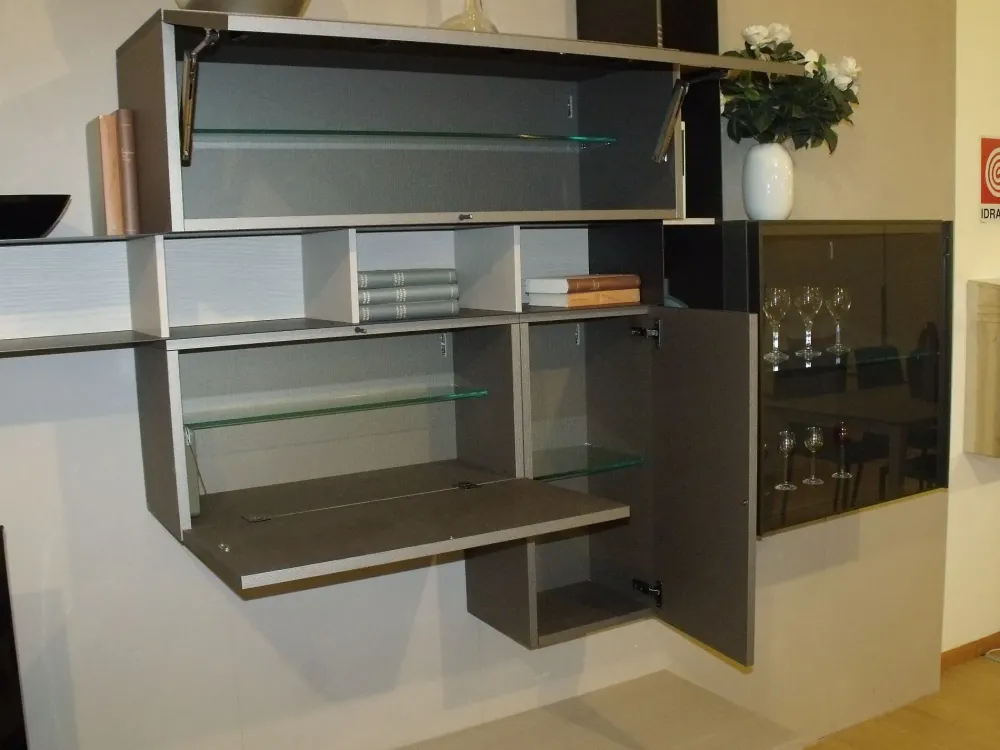 Tomasella Mobile soggiorno modello Atlante di a PREZZI OUTLET affrettati- Pareti Attrezzate