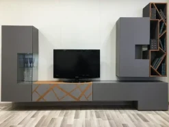 Outlet Mobile soggiorno modello Pibe 555 di a PREZZI OUTLET Pareti Attrezzate