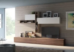 Mobile soggiorno modello Composizione mod.living di di scontato -40%^Giessegi