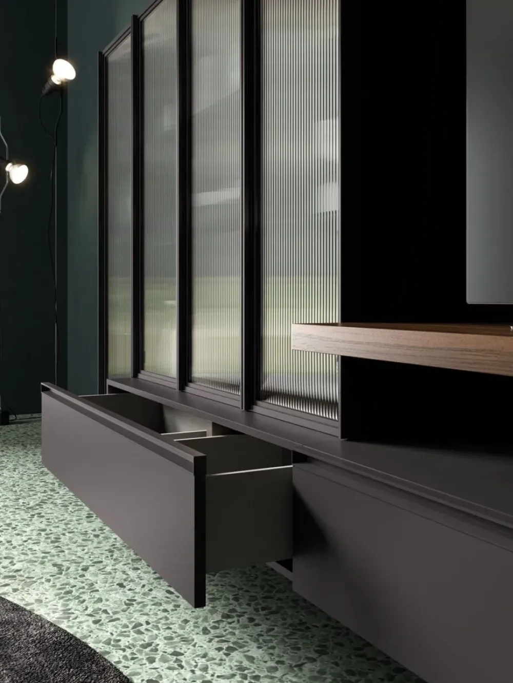 Outlet Mobile soggiorno modello Day * di scontato -30% Pareti Attrezzate