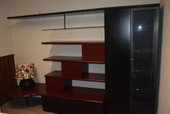 Discount Mobile soggiorno modello Lorenzetti bordeaux di a PREZZI OUTLET Pareti Attrezzate