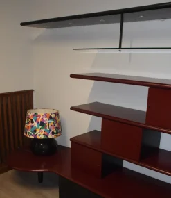 Discount Mobile soggiorno modello Lorenzetti bordeaux di a PREZZI OUTLET Pareti Attrezzate