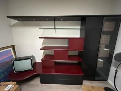 Discount Mobile soggiorno modello Lorenzetti bordeaux di a PREZZI OUTLET Pareti Attrezzate