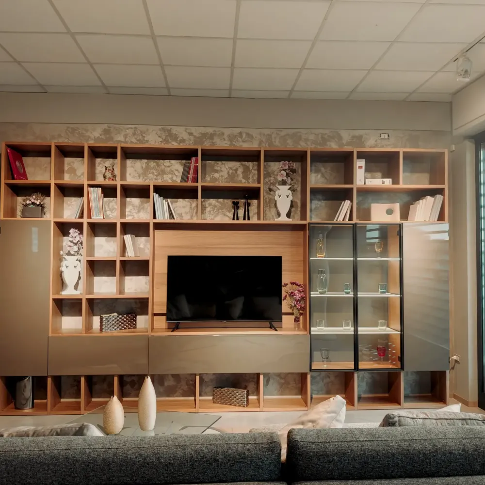 Clearance Mobile soggiorno modello Selecta di scontato -50% Pareti Attrezzate