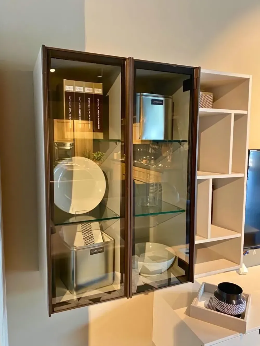 Clearance Mobile soggiorno modello Slim di a PREZZI OUTLET Pareti Attrezzate