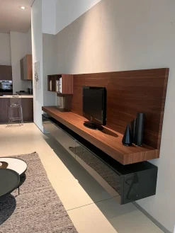 Pianca Mobile soggiorno modello Spazio di scontato -30%- Pareti Attrezzate