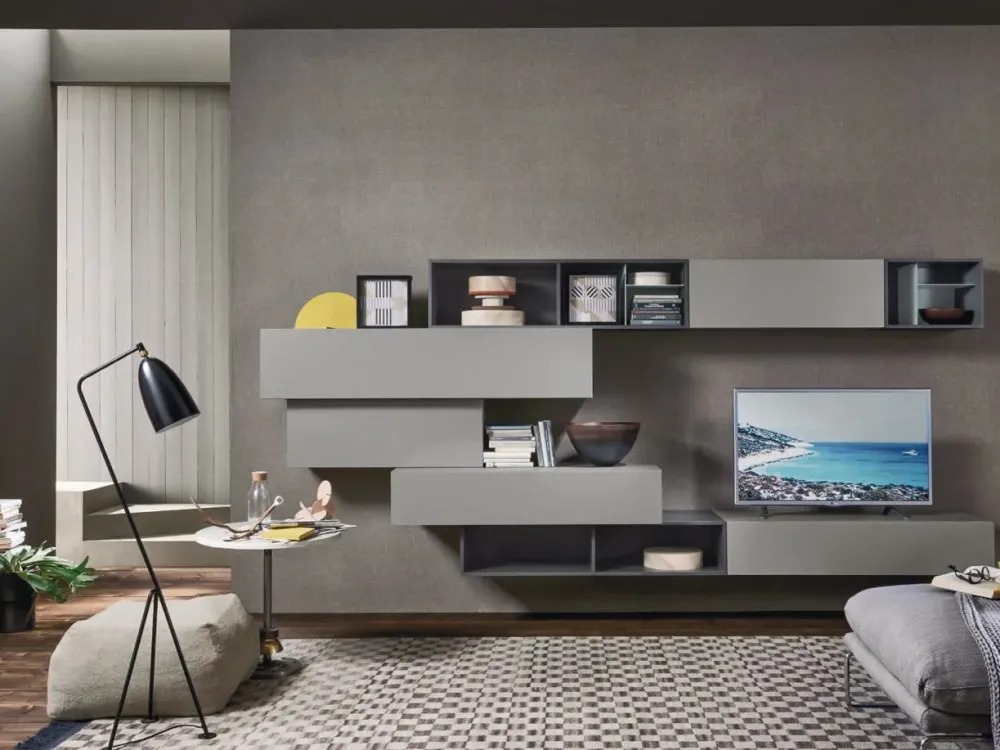 Sangiacomo Mobile soggiorno modello L5c02 di a PREZZI OUTLET- Pareti Attrezzate