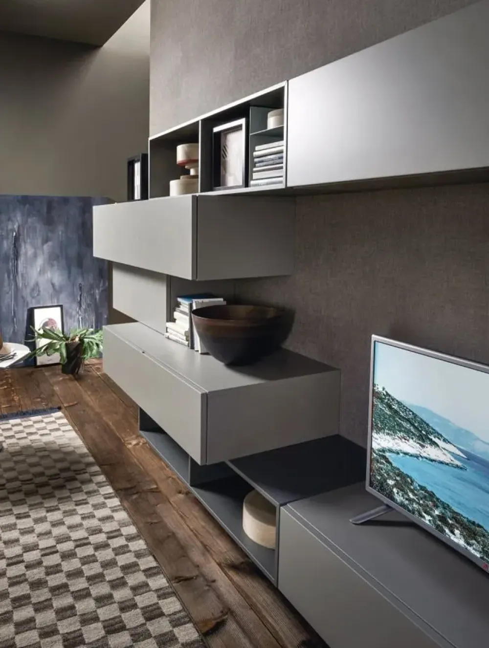 Sangiacomo Mobile soggiorno modello L5c02 di a PREZZI OUTLET- Pareti Attrezzate