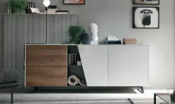 Hot Mobile soggiorno modello Diagonal di in Offerta Outlet Madie