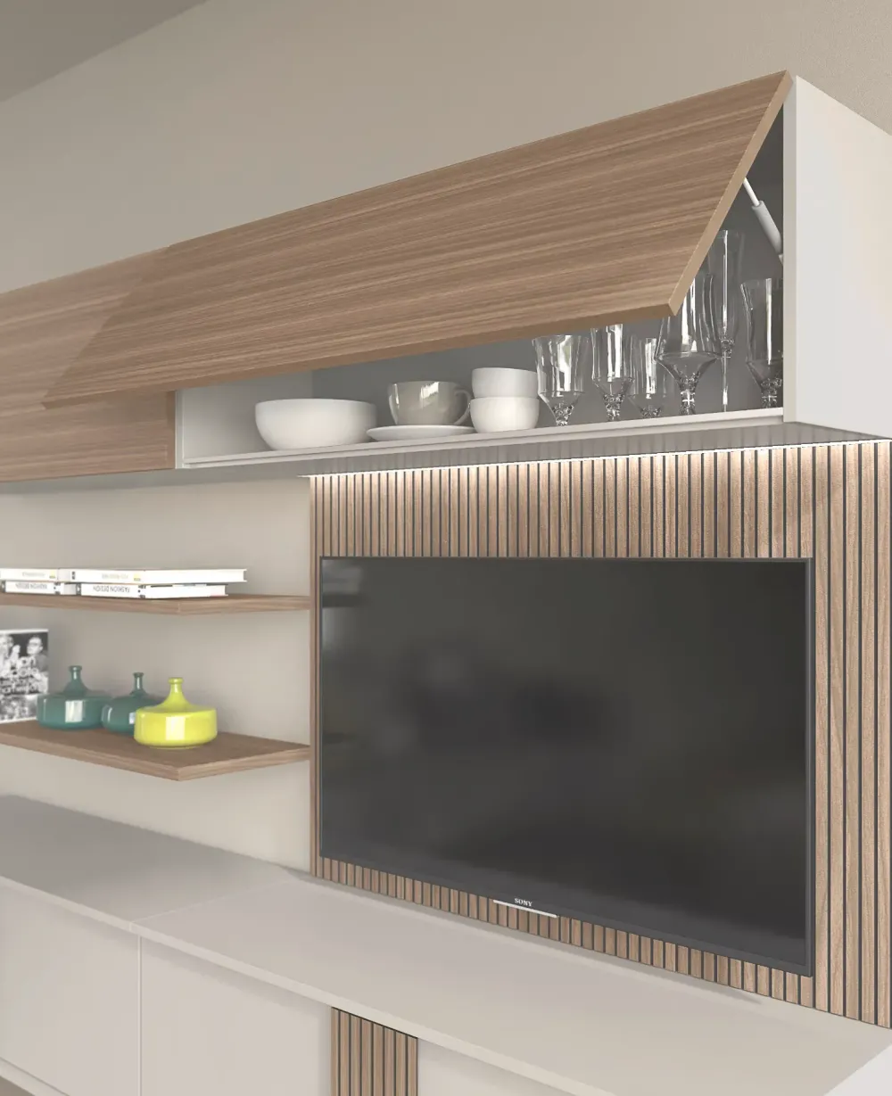 Clearance Mobile soggiorno modello Riga day 06 di scontato -50% Pareti Attrezzate