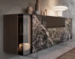 Mobile soggiorno modello Horizon glass 1035 di a PREZZI OUTLET^Mobilgam Clearance