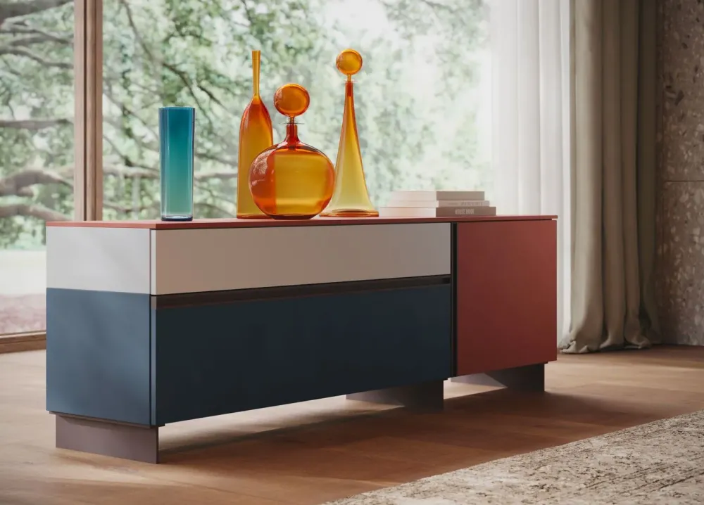 Discount Mobile soggiorno modello Mondrian di a PREZZI OUTLET Madie