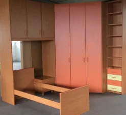 Discount OFFERTA cameretta per bambini CON RETE E MATERASSO MEMORY MOD. ROUGE di Camerette