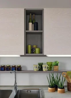 Outlet OFFERTA Cucina ad angolo con BANCONE CUCINE MODELLO DADA Cucine Ad Angolo|Cucine Moderne