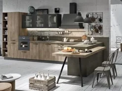 Cucine Store OFFERTA cucina con penisola e bancone (Misura 455x300cm)- Cucine Con Penisola