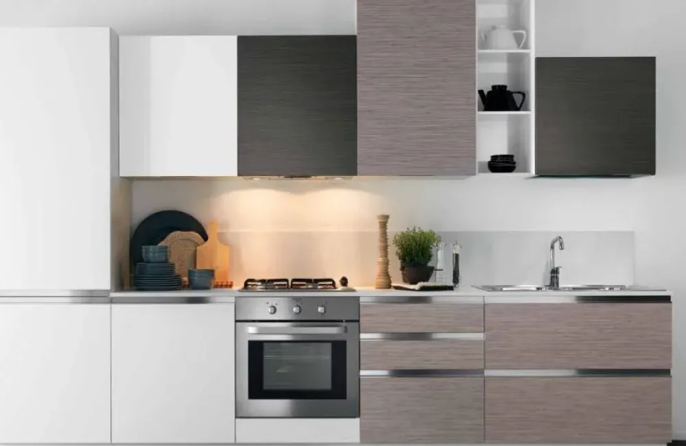 New OFFERTA cucina lineare IRIS di CUCINESTORE (misura 330cm) Cucine Lineari|Cucine Moderne