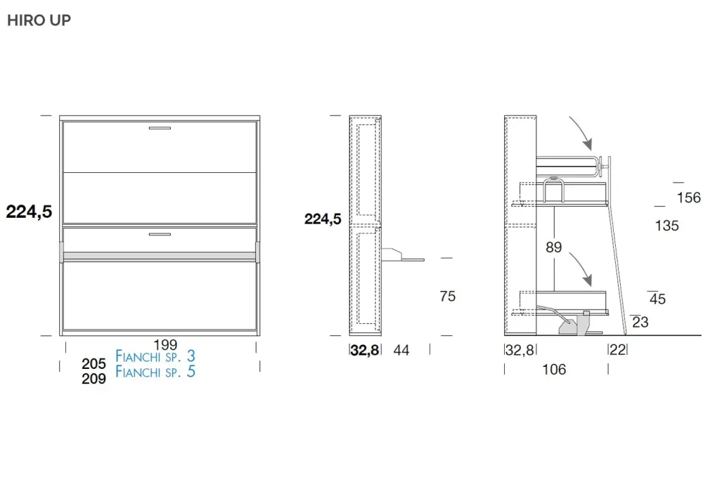 OFFERTA OUTLET: Cameretta Hiro up ! Risparmia fino al 50%!^Clever Clearance