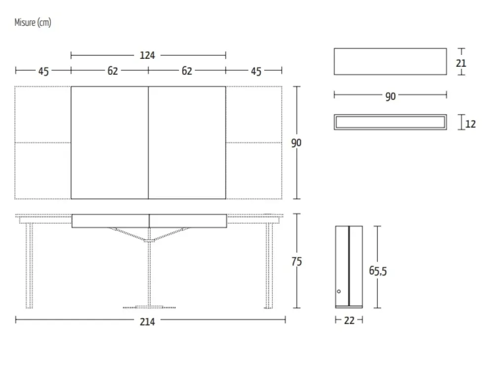 Offerta Outlet: Consolle Da Vinci in stile design. Non perdere l'occasione!^Altacom