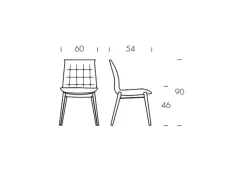 Tonin Casa Offerta Outlet: sedia Pop senza braccioli, per arredare con stile!- Sedie