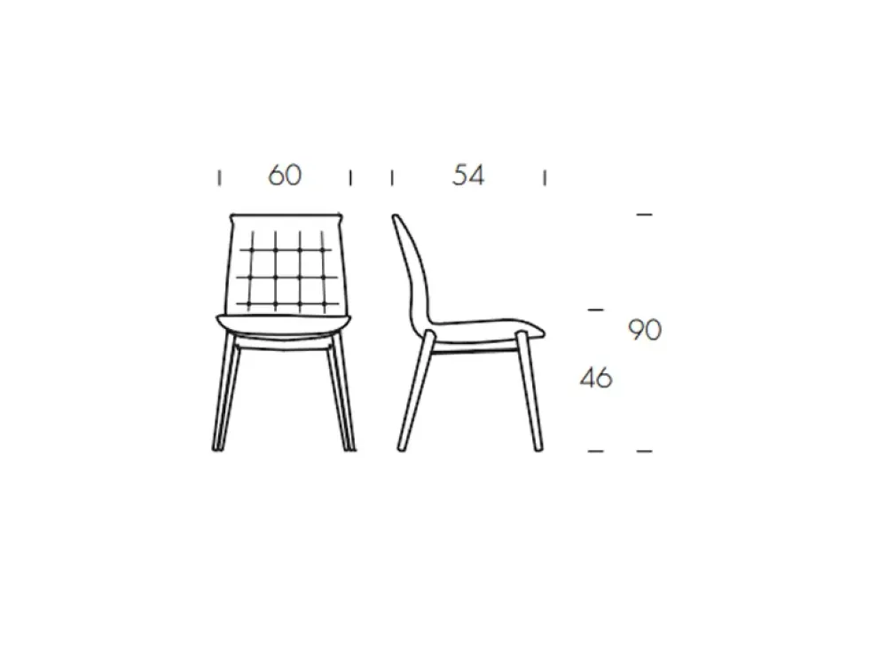 Tonin Casa Offerta Outlet: sedia Pop senza braccioli, per arredare con stile!- Sedie