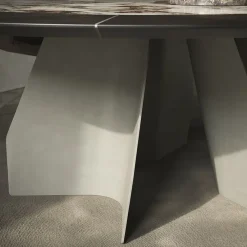 Cattelan Italia Offerta Outlet: Tavolo in legno rotondo Senator Ker-Wood .- Tavoli