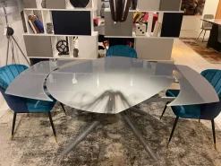 Offerta Outlet: Tavolo ovale in vetro D9039, . Scopri ora!^Collezione esclusiva New