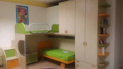 Colombini Casa OFFERTA SCONTO 55% CAMERETTA COLOMBINI MOD. GOLF CON LETTO SOPPALCO- Camerette