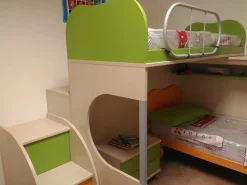 Colombini Casa OFFERTA SCONTO 55% CAMERETTA COLOMBINI MOD. GOLF CON LETTO SOPPALCO- Camerette
