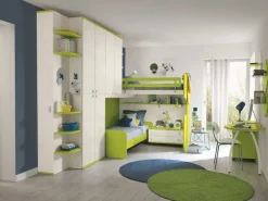 Colombini Casa OFFERTA SCONTO 55% CAMERETTA COLOMBINI MOD. GOLF CON LETTO SOPPALCO- Camerette