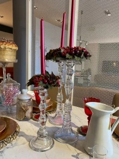 Collezione esclusiva Oggettistica classica Portacandela classico h 42 cm  di a prezzo scontato- Oggettistica