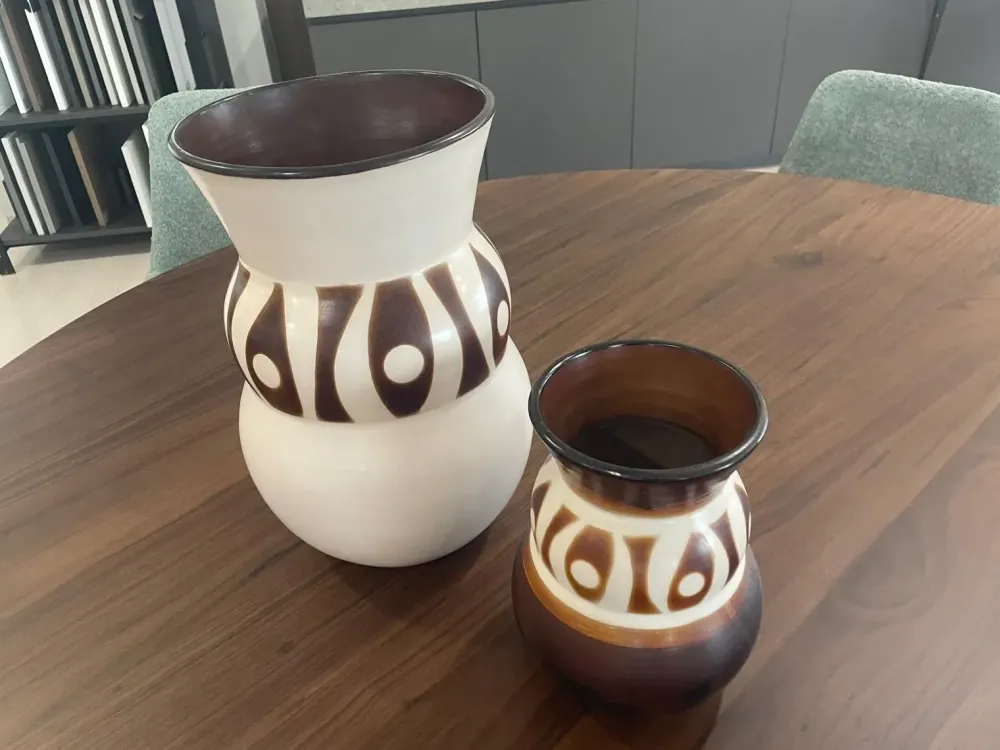 Abitare Interior Oggettistica Coppia di vasi con uno SCONTO IMPERDIBILE- Oggettistica