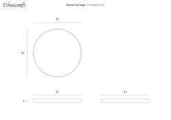 Discount Oggettistica design modello Vassoio specchio e legno ethnicraft a prezzi scontati Oggettistica