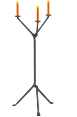 Discount Oggettistica design modello Officina candelabro 3 antracite di in Offerta Outlet Oggettistica